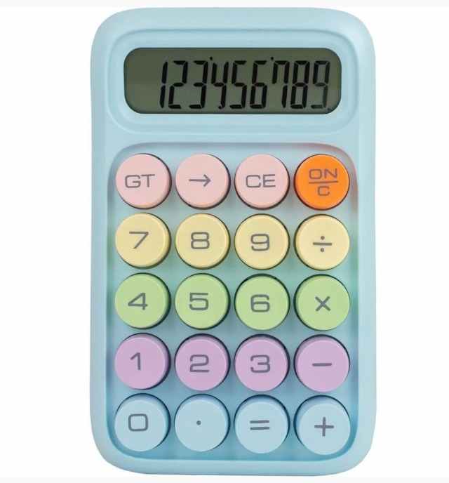 CALCULADORA RETRO CANDY COLOR 8802